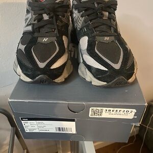 New Balance 9060 Black Castlerock Mens Sneakers U9060BLK Size 8